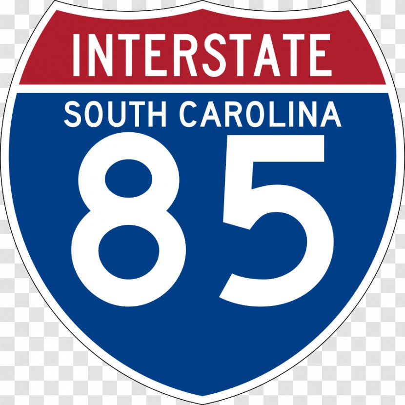 Interstate 85 In South Carolina 95 83 40 - Roadworks Transparent PNG