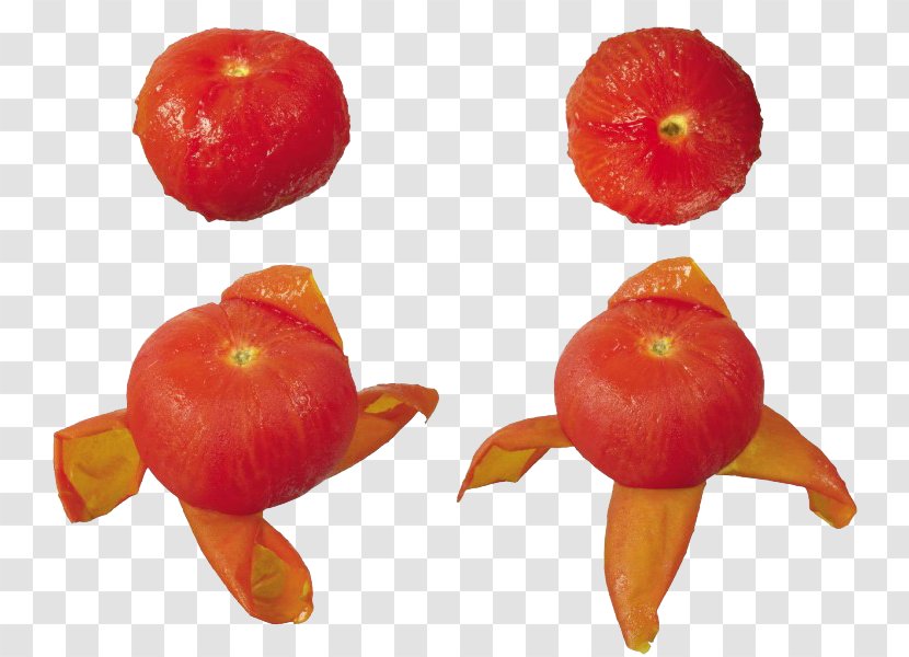 Tomato Food Cooking Persimmon Auglis - Fruit - Peeling Persimmons Transparent PNG