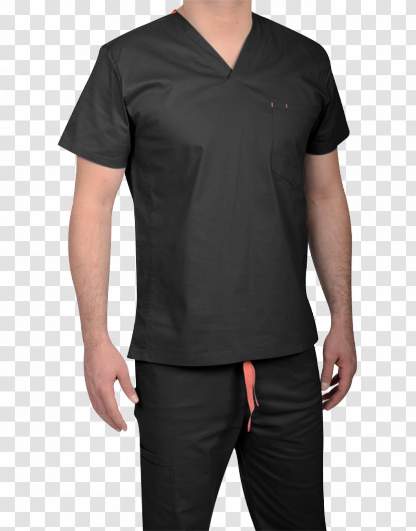 Scrubs T-shirt Clothing Nursing Lab Coats - Figs - Black Transparent PNG