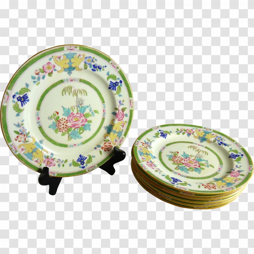 Tableware Ceramic Porcelain Plate - Dinnerware Set - Chinoiserie Transparent PNG