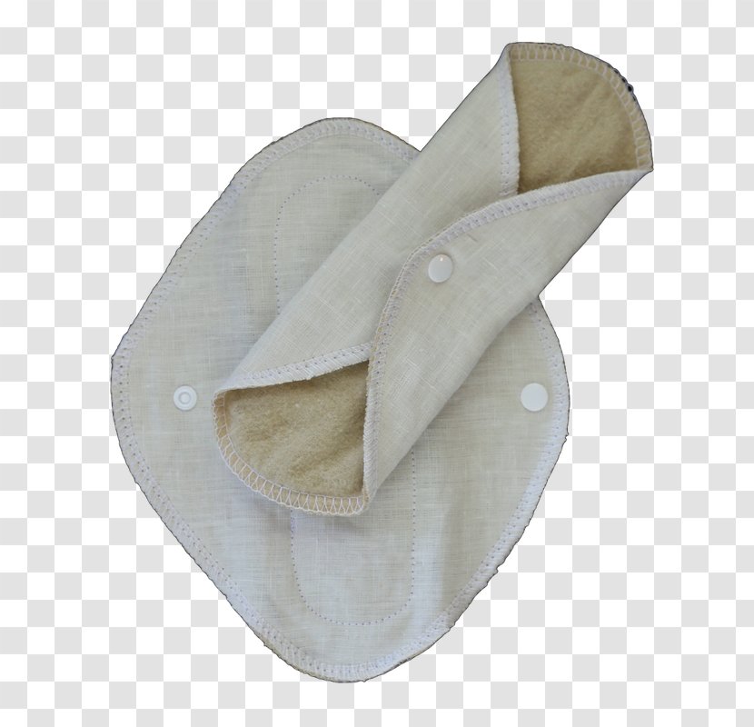 Linen Sanitary Napkin Cloth Menstrual Pad Cotton Menstruation - Flower - Heart Transparent PNG