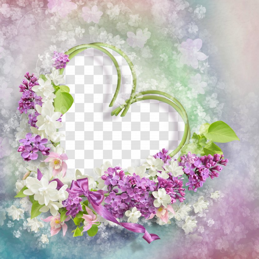 Icon - Lavender - Flowers Heart Star Transparent PNG