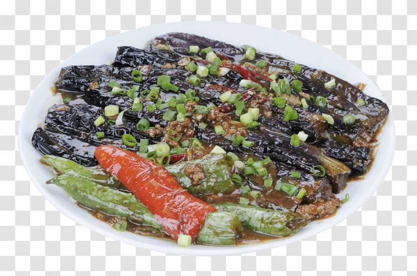 Vegetarian Cuisine Eggplant Asian Vegetable - Recipe - Grilled Pepper Transparent PNG