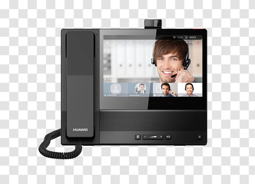 VoIP Phone Huawei Beeldtelefoon Telephone Videotelephony - Exchange - UNIFIED Transparent PNG
