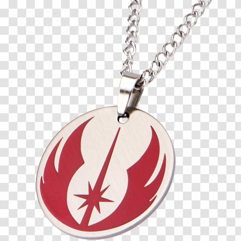 Locket Jedi Star Wars Charms & Pendants Necklace - Jewellery - Steel Transparent PNG
