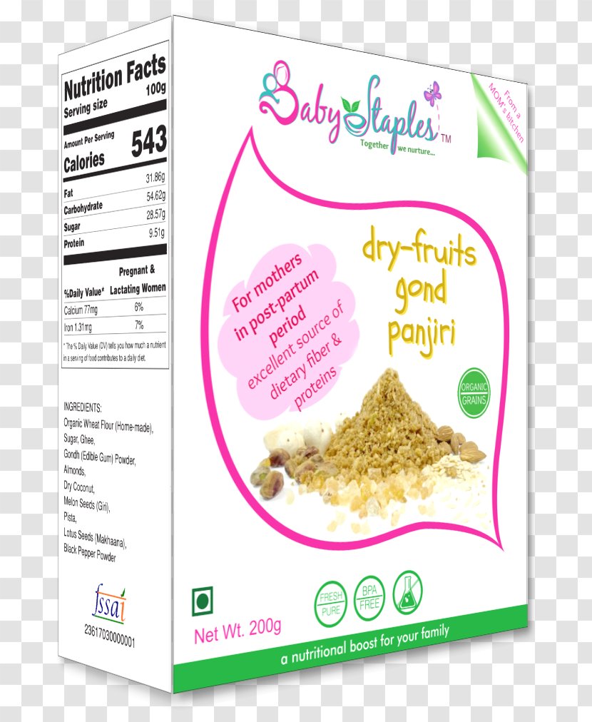 Baby Food Panjiri Organic Porridge Laddu - Health - Drink Transparent PNG