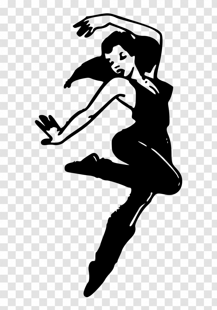 Modern Dance Free Ballet Dancer Clip Art - Silhouette Transparent PNG