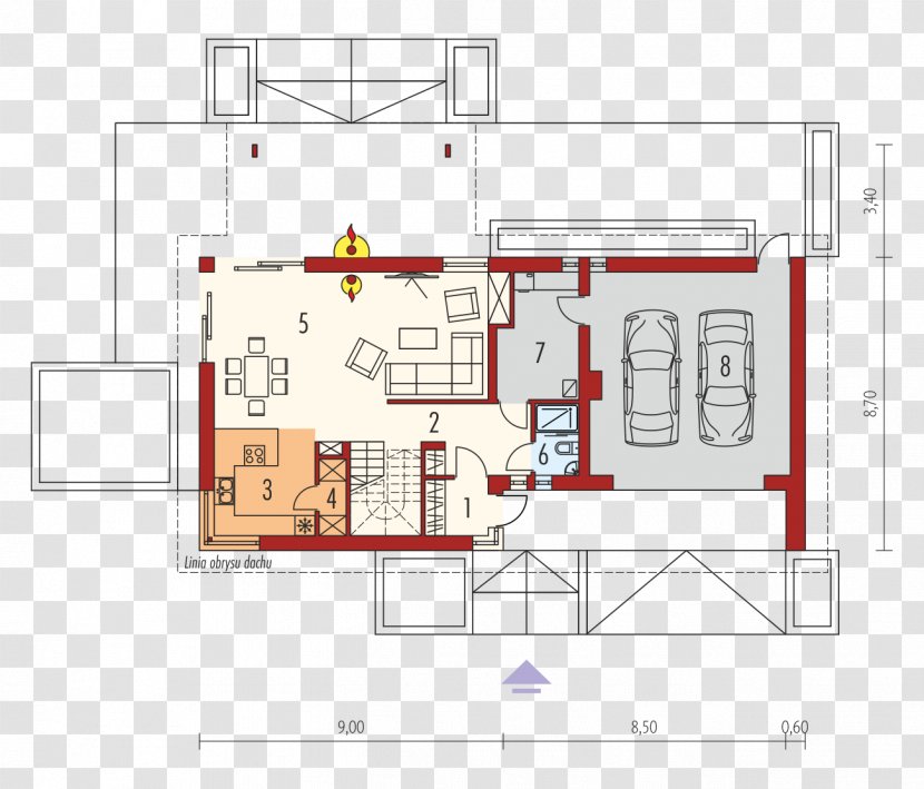 Floor Plan Design Projekt House Altxaera - Architecture Transparent PNG