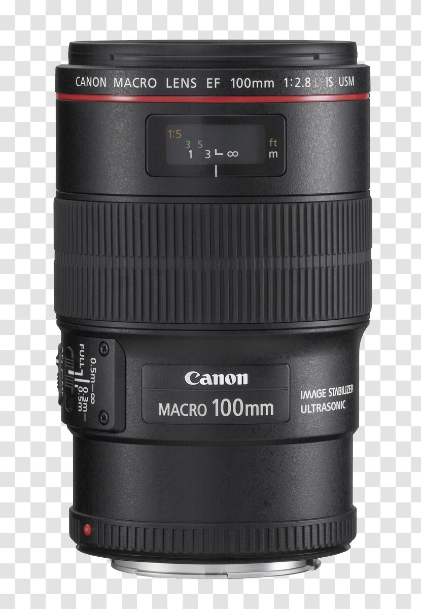 Canon EF Lens Mount 100mm EOS F/2.8L Macro IS USM F/2.8 - Mirrorless Interchangeable Camera Transparent PNG