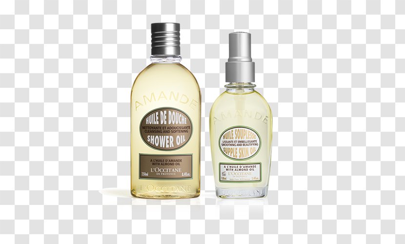 Lotion L'Occitane En Provence L Occitane Almond Shower Oil Cosmetics Moisturizer - Avon Products Transparent PNG