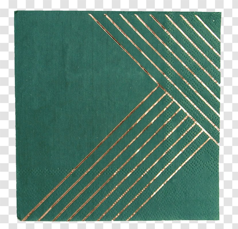 Cloth Napkins Aluminium Foil Green Table Paper - Wedding Anniversary - Manhattan Cocktail Transparent PNG
