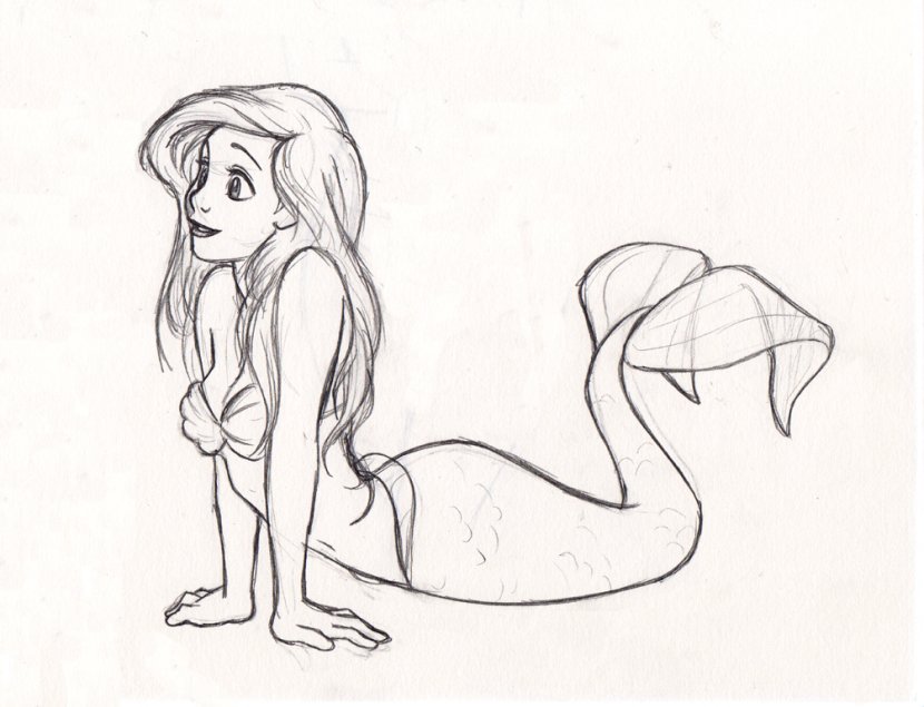 Ariel Tiana Pocahontas Drawing Disney Princess - Frame - Person Outlines Transparent PNG
