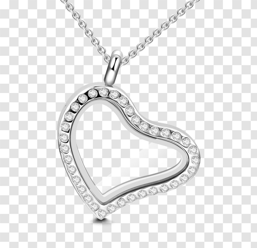 Locket Necklace Jewellery Charm Bracelet - Diamond Transparent PNG