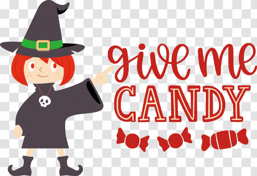 Give Me Candy Halloween Trick Or Treat Transparent PNG