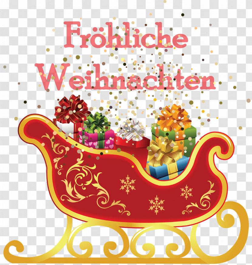 Frohliche Weihnachten Merry Christmas Transparent PNG