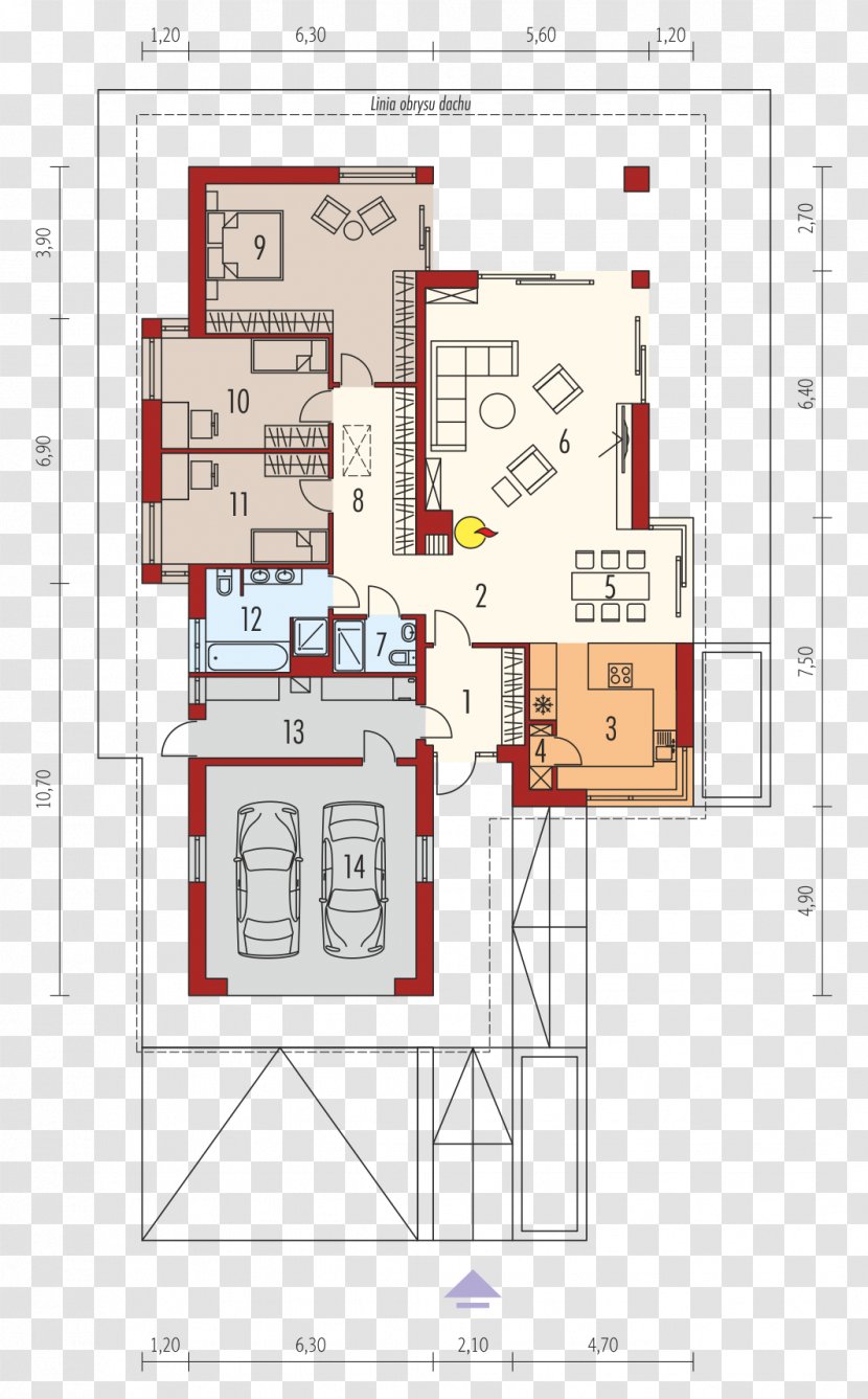 Floor Plan House Andadeiro Garage Project Transparent PNG