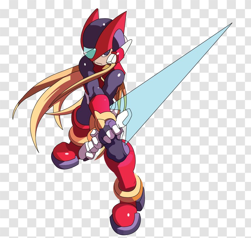 Mega Man Zero 3 2 Collection 4 - Sword Transparent PNG