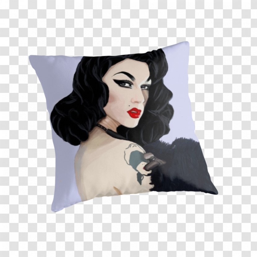 RuPaul's Drag Race Throw Pillows Cushion Burlesque - Violet Chachki - Rupaul's Transparent PNG