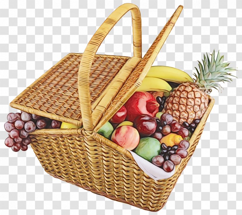 Food Gift Baskets Clip Art Fruit - Hamper Transparent PNG