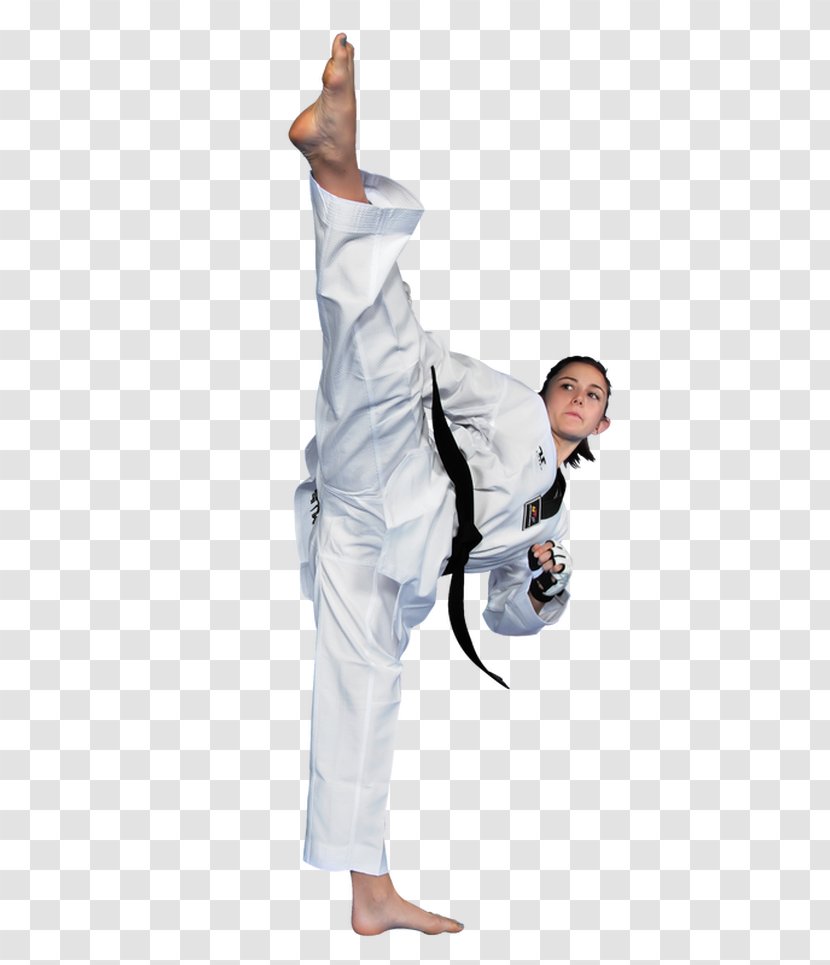 Dobok Karate Martial Arts Taekwondo Uniform - International Federation - Taekwondo/ Transparent PNG
