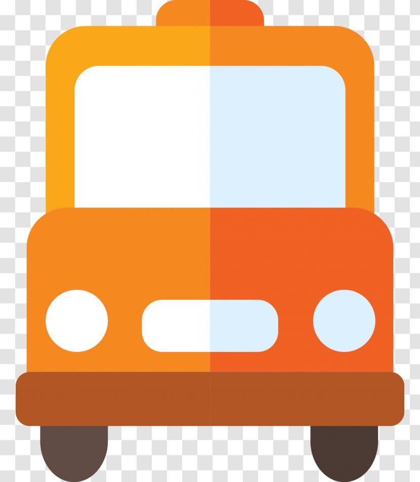 School Bus Cartoon - Vehicle - Rolling Transparent PNG