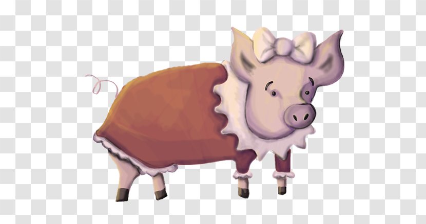 Cattle Pig Illustration Cartoon Product Design Transparent PNG
