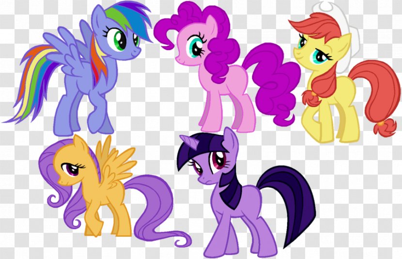 Pony Rainbow Dash Rarity Pinkie Pie Twilight Sparkle - Cartoon - My Little Transparent PNG