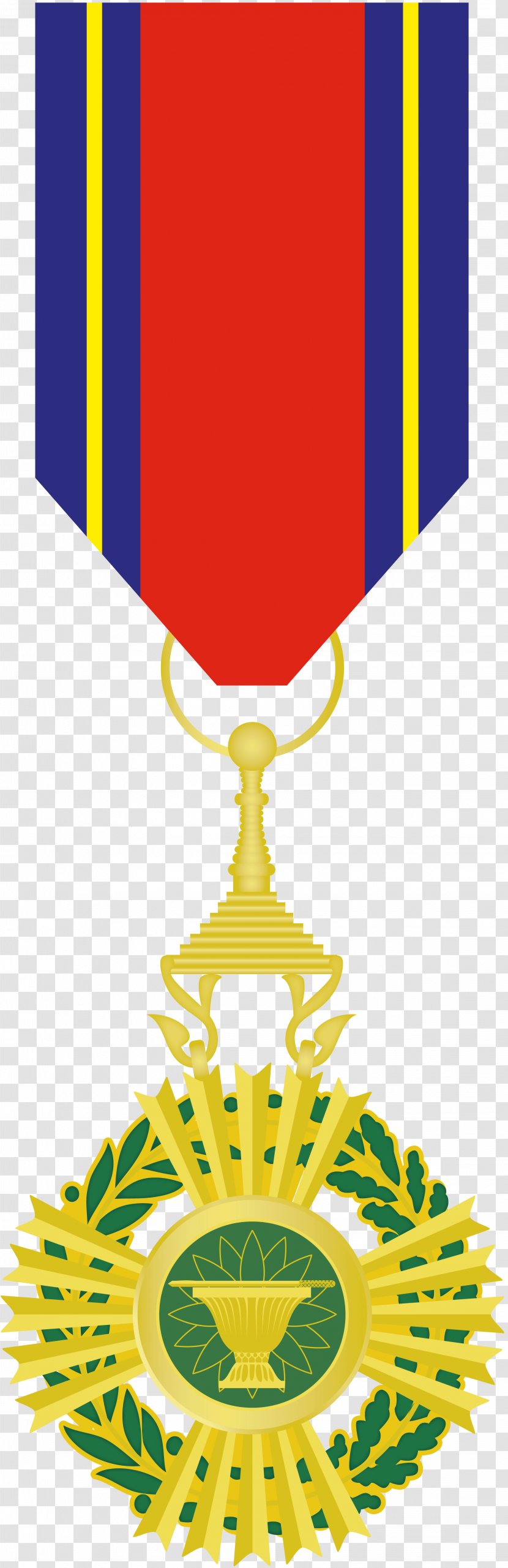 Royal Order Of Cambodia Sahametrei Medal - Khmer Rouge Transparent PNG