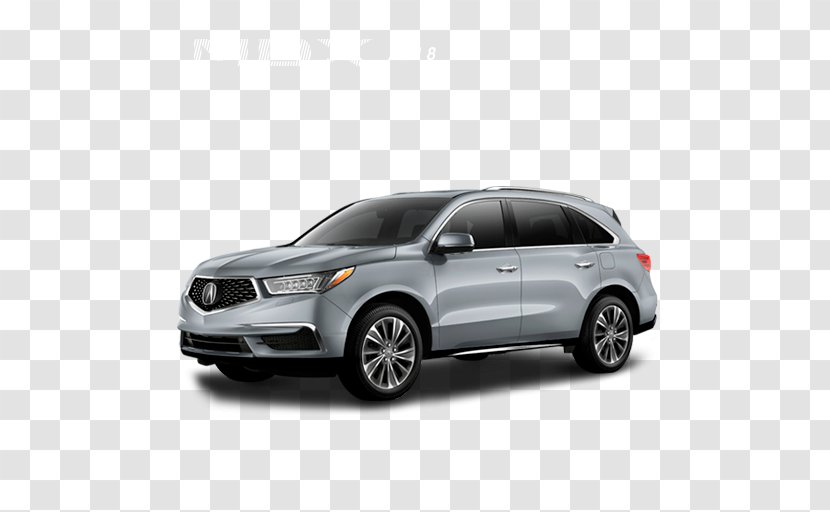 2018 Acura MDX Car Luxury Vehicle Sport Utility - Mid Size Transparent PNG