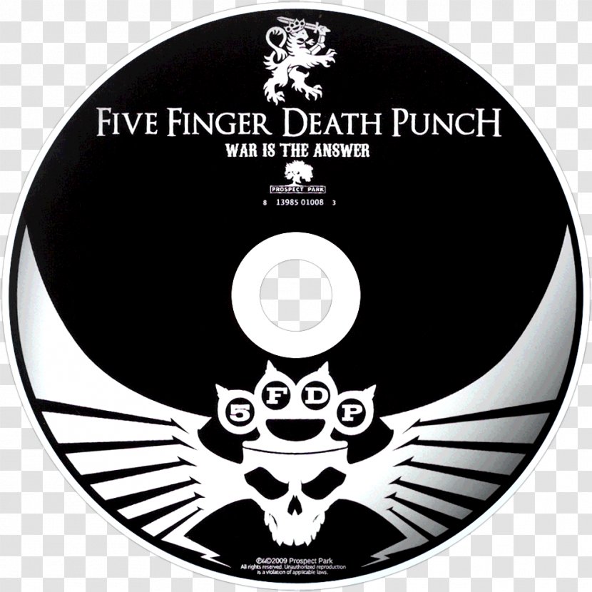 Compact Disc War Is The Answer Five Finger Death Punch Way Of Fist American Capitalist - Frame Transparent PNG