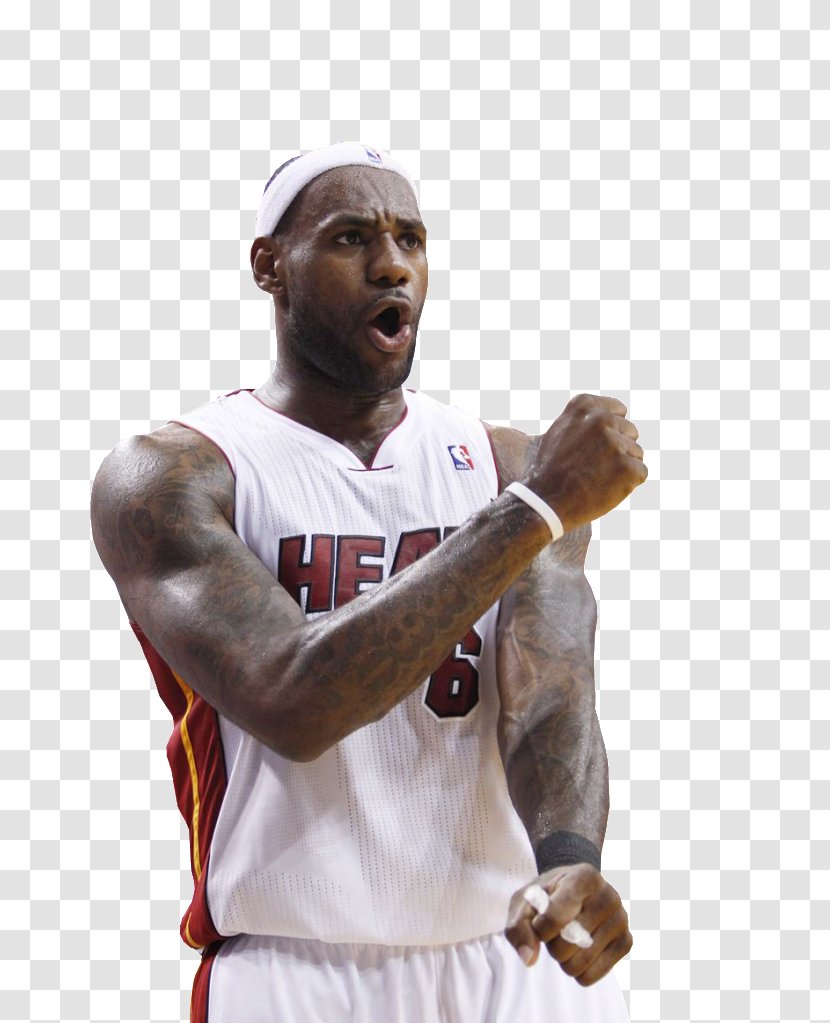 LeBron James Miami Heat Big Three San Antonio Spurs - Lebron Transparent PNG