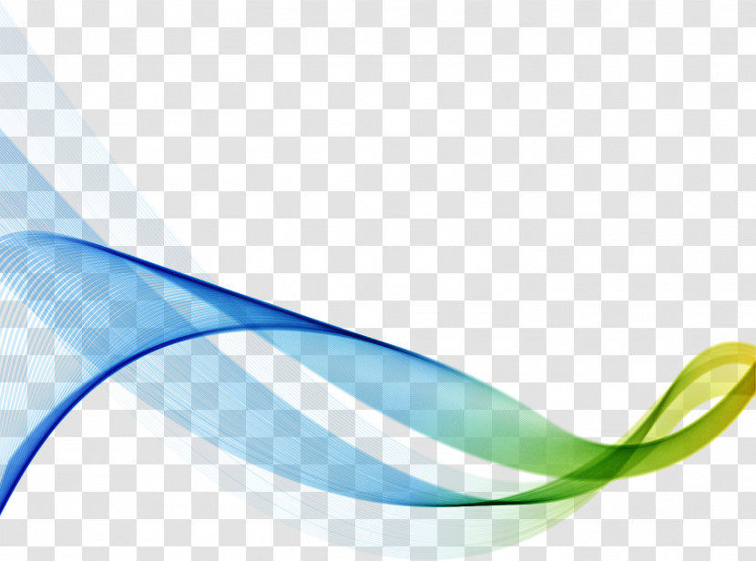 Blue Aqua Line Logo Transparent PNG