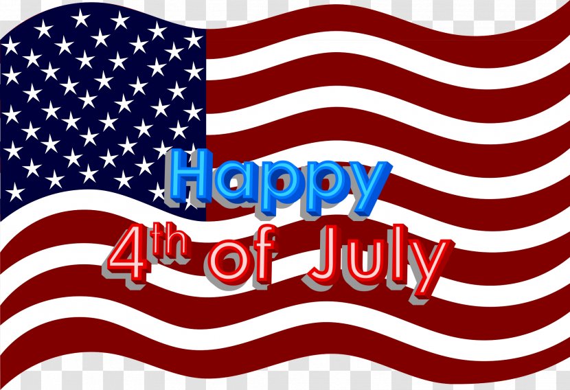 Happy Independence Day Text - Usa - Logo Memorial Transparent PNG
