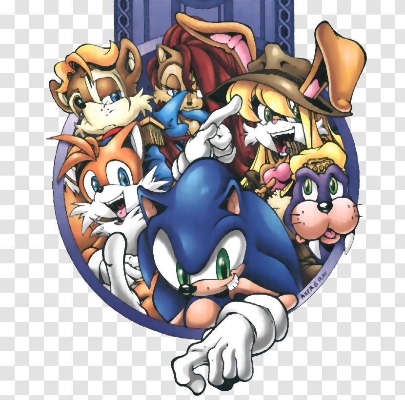 Sonic The Hedgehog Fighters And Black Knight Tails Character - Art - Freedom Transparent PNG