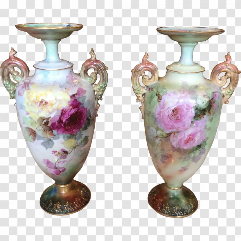 Vase Ceramic Urn - Porcelain Transparent PNG