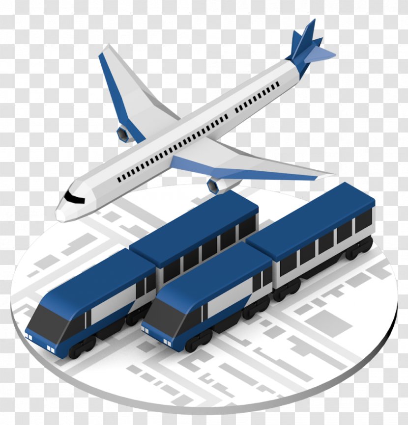 Bus Train Transport Narrow-body Aircraft Travel - Flap Transparent PNG