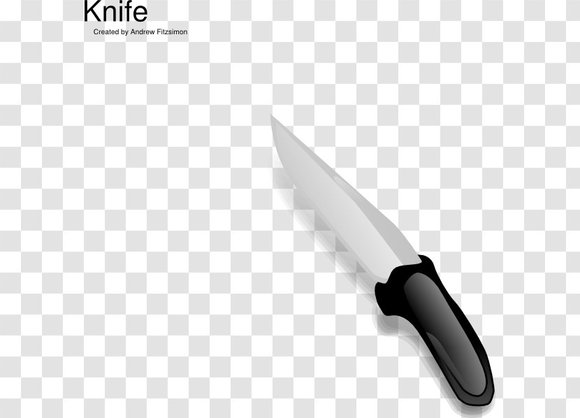Knife Fork Hunting & Survival Knives Clip Art - Dagger Transparent PNG