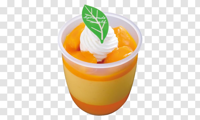 Sundae Mango Pudding Panna Cotta Parfait Crème Fraîche Transparent PNG
