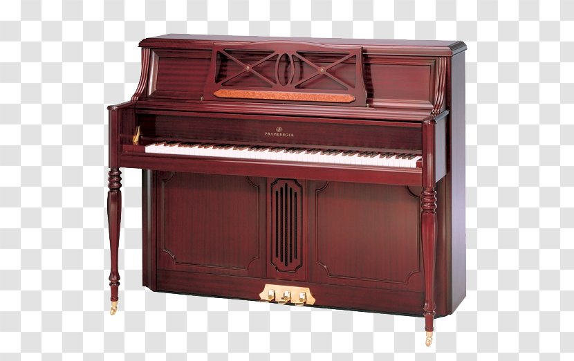 Digital Piano Player Electric Spinet Celesta - Watercolor - American Solid Wood Transparent PNG