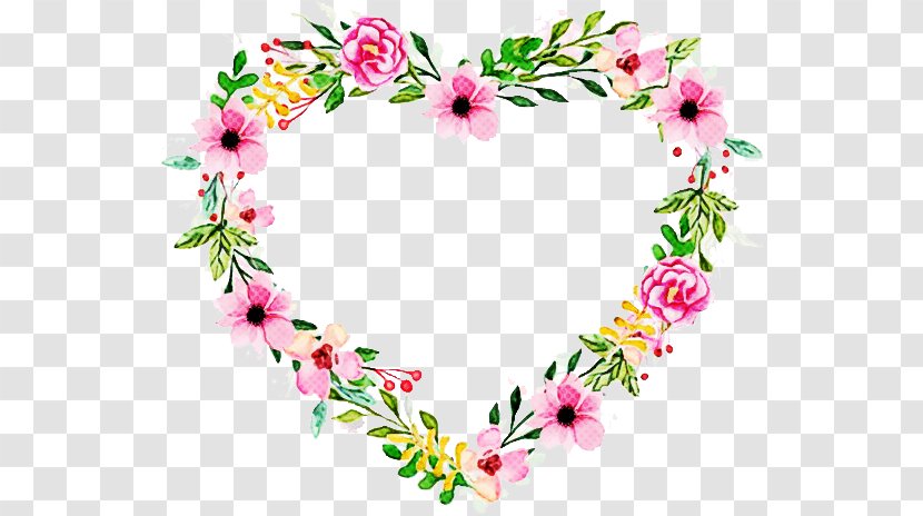 Floral Design - Heart - Wildflower Transparent PNG
