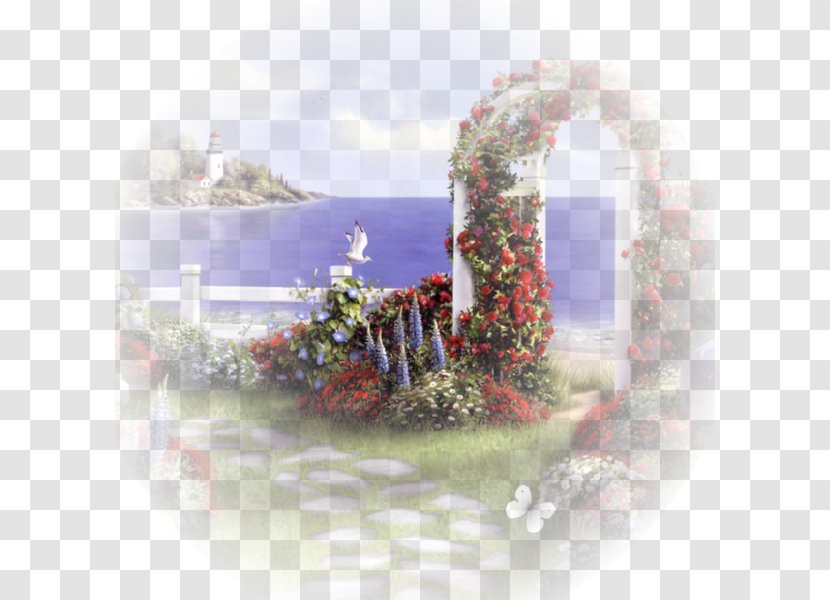 Animated Film Landscape Painting Computer Animation - Flora Transparent PNG