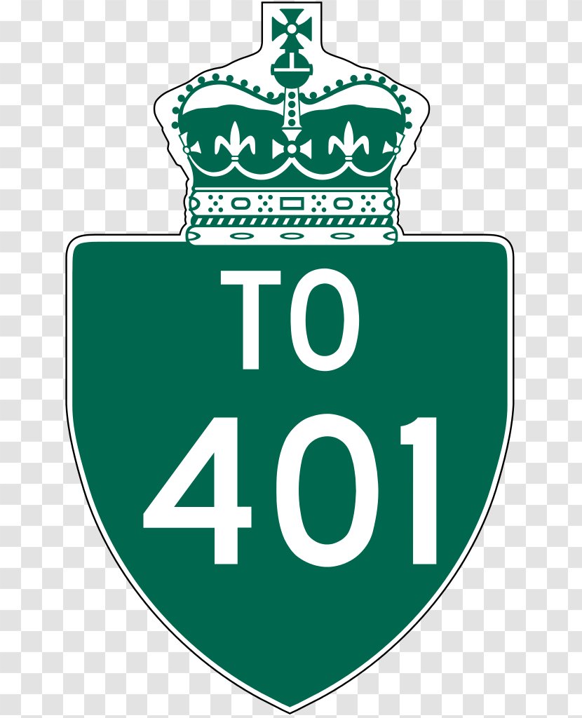 Ontario Highway 401 Reassurance Marker Windsor Wikiwand Logo - Text Transparent PNG