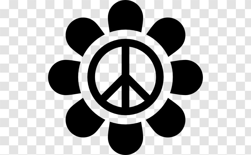 Peace Symbols Hippie Love Cannabis - Sticker Transparent PNG