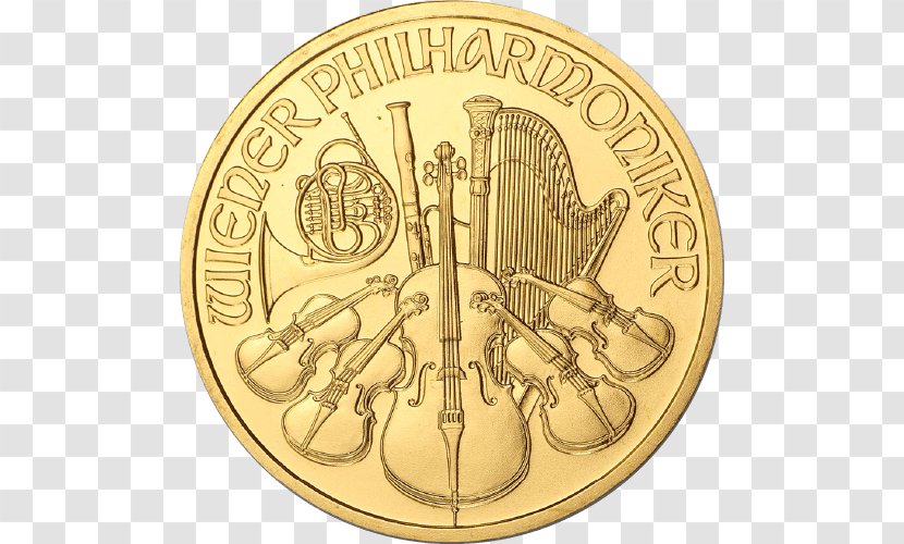 Austrian Silver Vienna Philharmonic Canadian Gold Maple Leaf Bullion Coin Transparent PNG