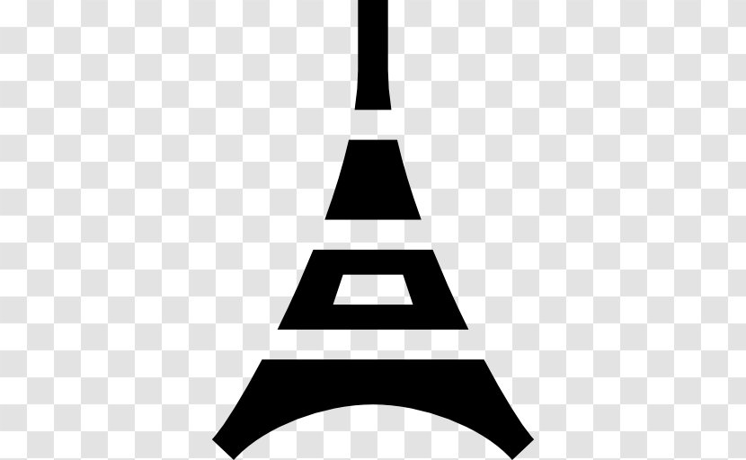Eiffel Tower Monument Clip Art - Black - Europe Landmark Vector Material Transparent PNG