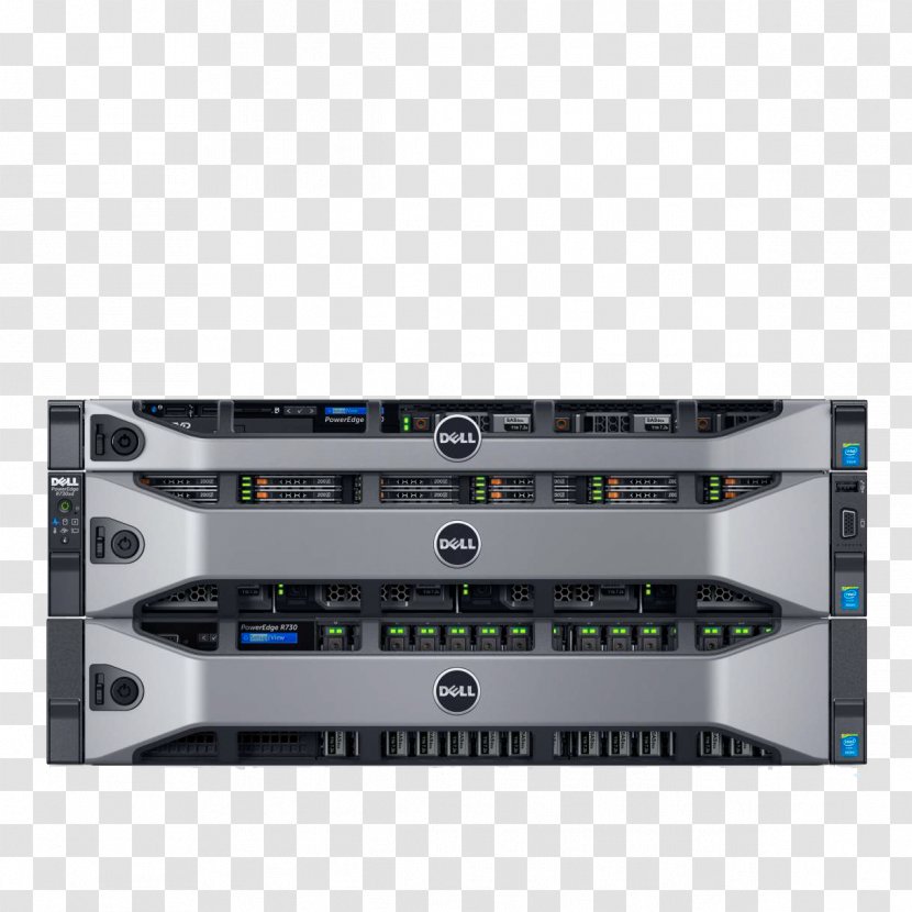Dell PowerEdge Computer Servers Blade Server ProLiant - 19inch Rack Transparent PNG