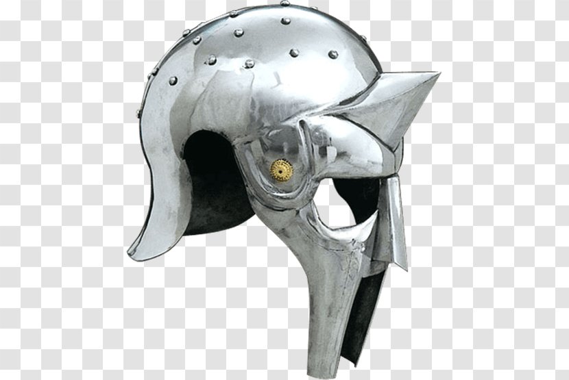 Maximus Gladiator Galea Thraex Helmet Transparent PNG