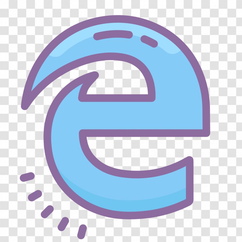 Logo Web Browser Microsoft Edge - Number Transparent PNG