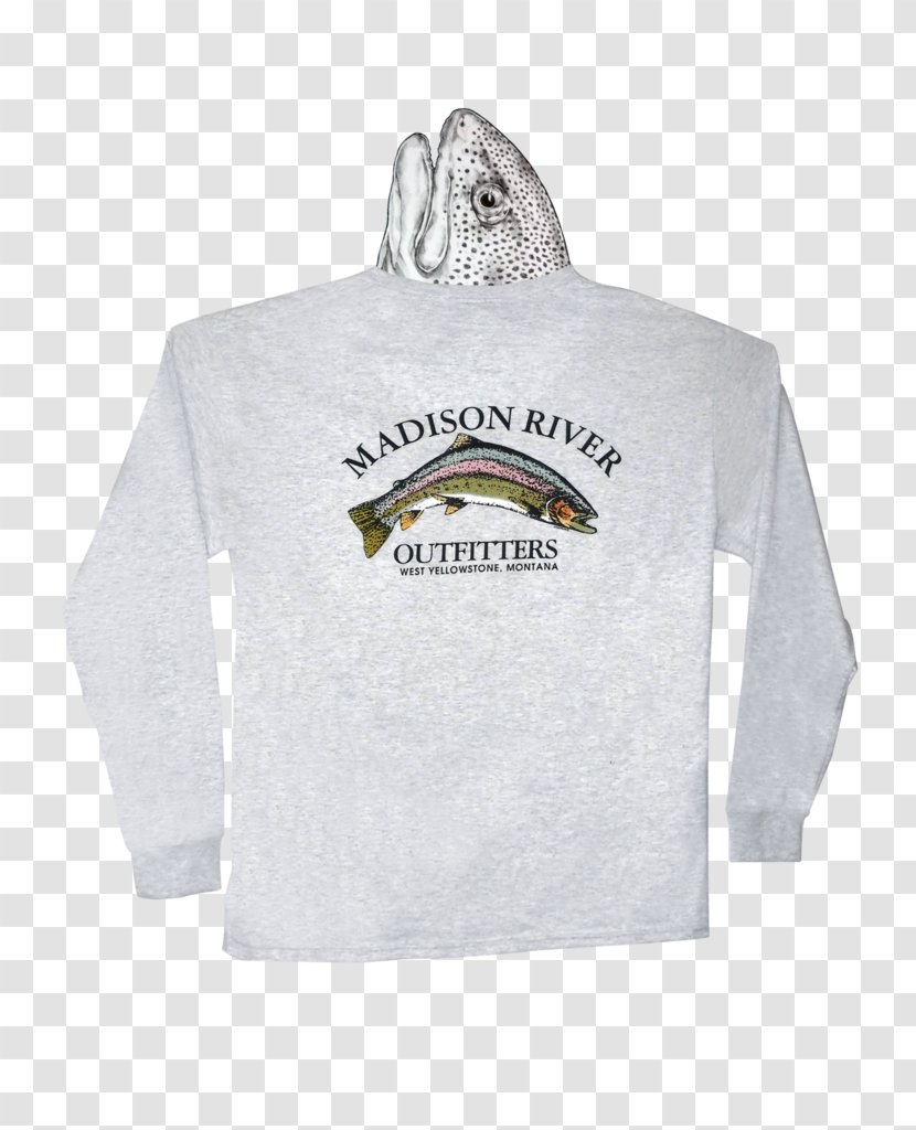 Hoodie T-shirt Madison River Yellowstone National Park Sleeve - Tshirt Transparent PNG