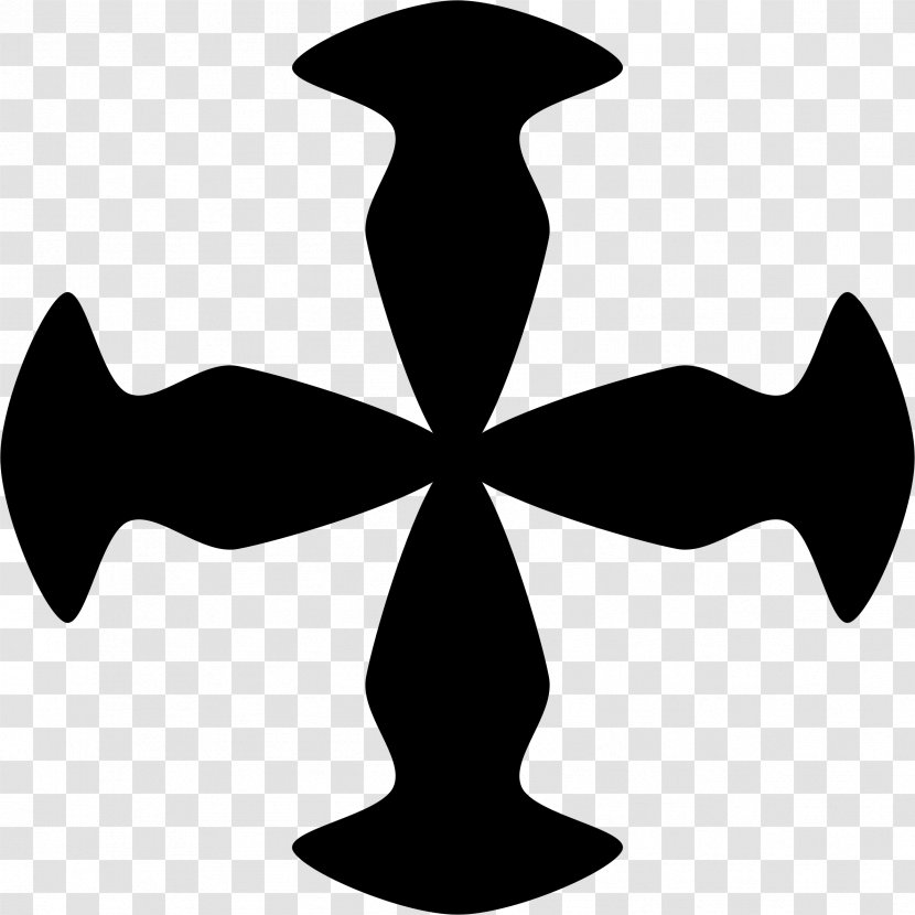 Crosses In Heraldry Herkruist Kruis Clip Art - Cross Potent - Scottish Transparent PNG